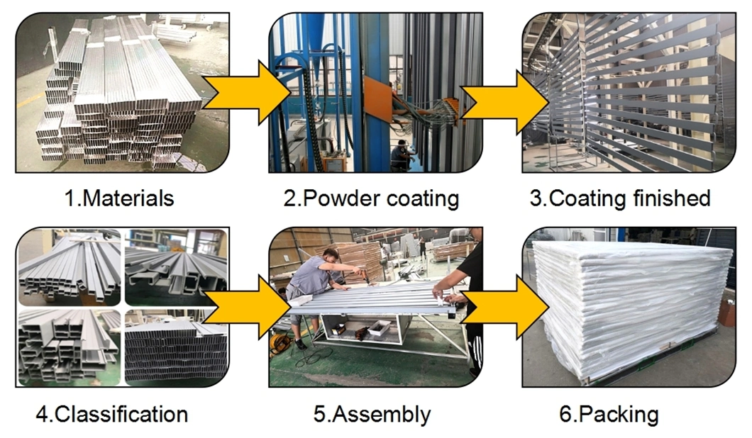 Factory Manufacture Steel Slat Railing /Metal Railing / Iron Railing, Safety Steel Railing