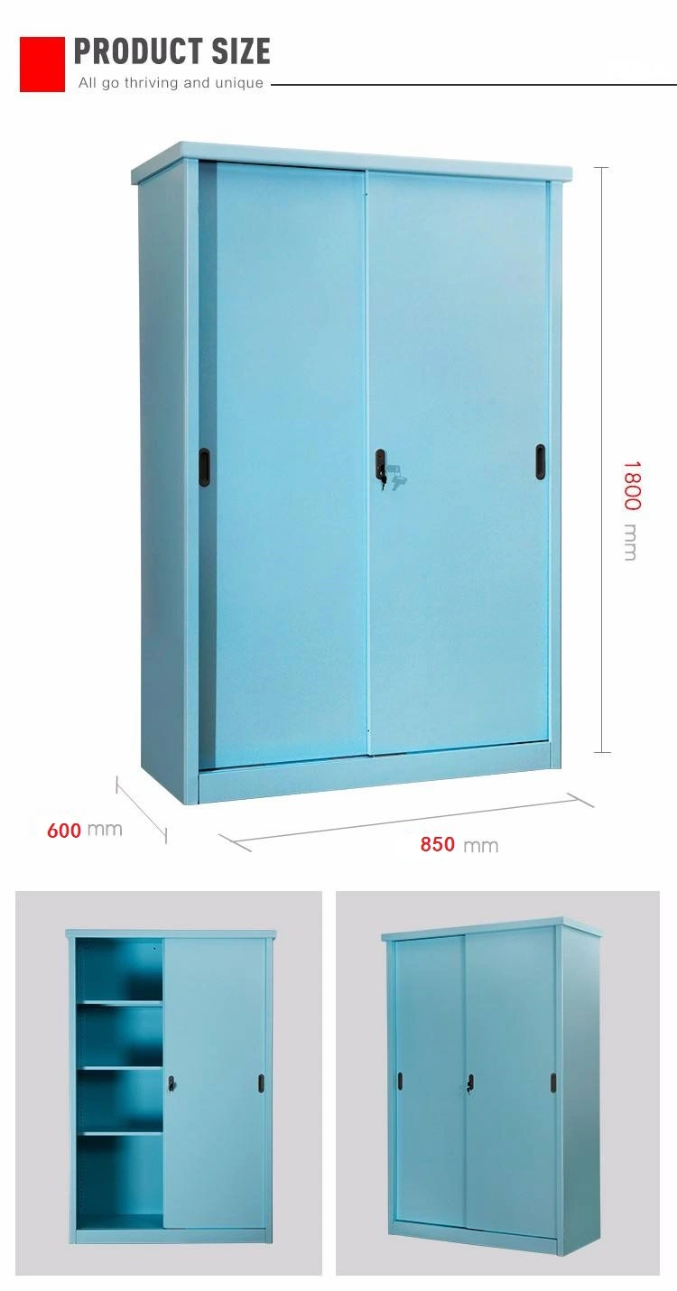 Vertical Steel Filing Cabinet Balcony Home Furniture Waterproof Metal Storage Locker Cabinet
