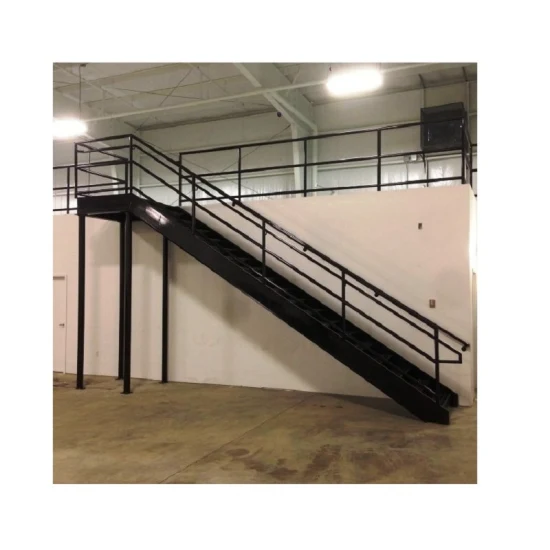 MS037 Outdoor metal staircase Outdoor stair railing
