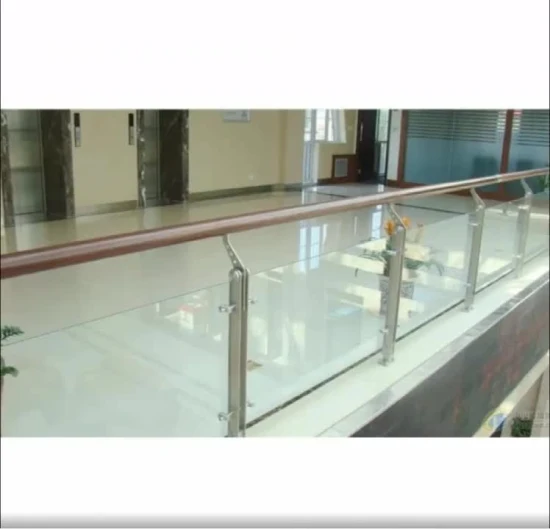 Professional Wholesaler Made Metal Material Standoff Stainless Steel Stair Balcony Frameless Glass Railing