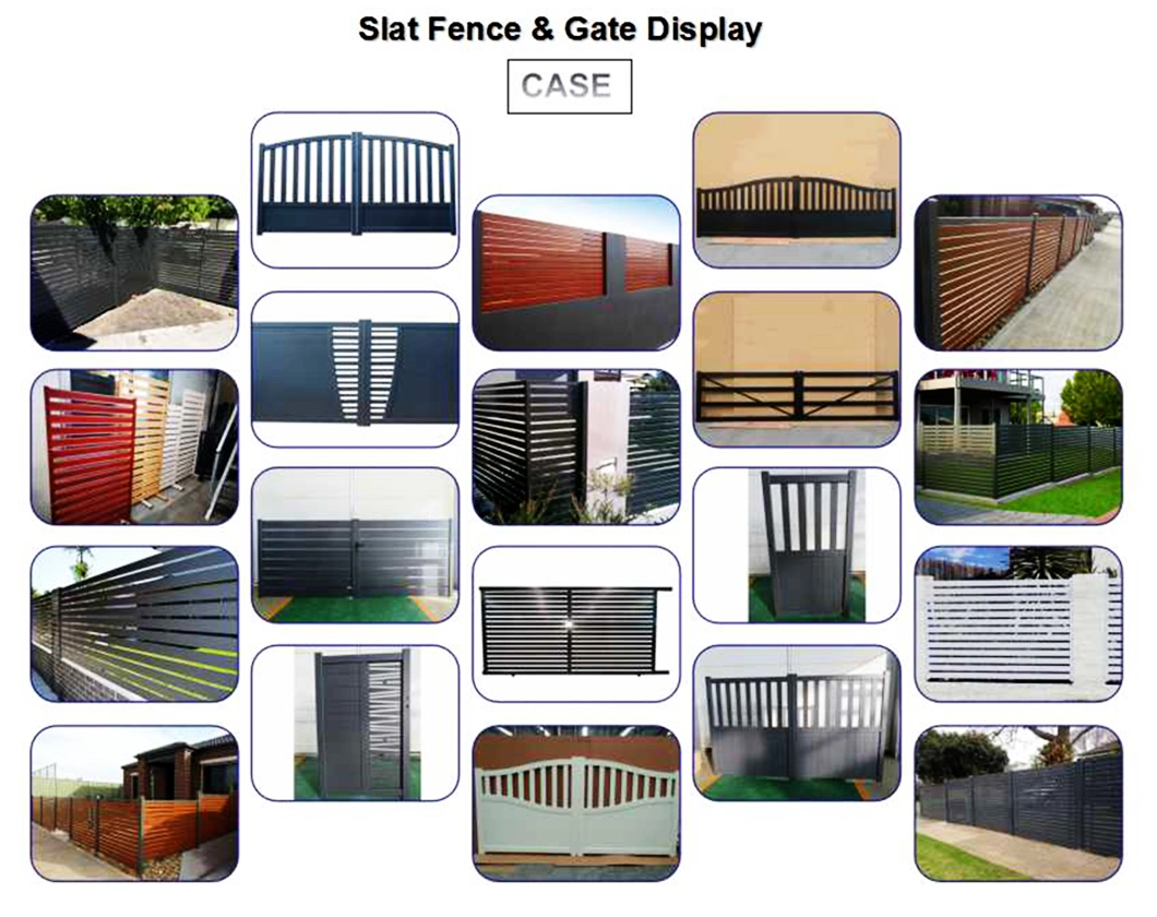 Factory Manufacture Steel Slat Railing /Metal Railing / Iron Railing, Safety Steel Railing