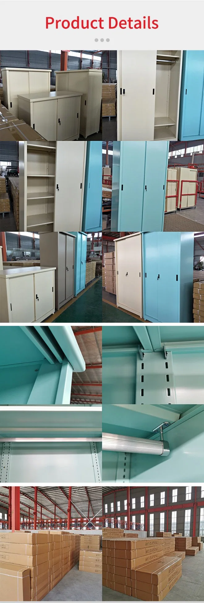 Vertical Steel Filing Cabinet Balcony Home Furniture Waterproof Metal Storage Locker Cabinet