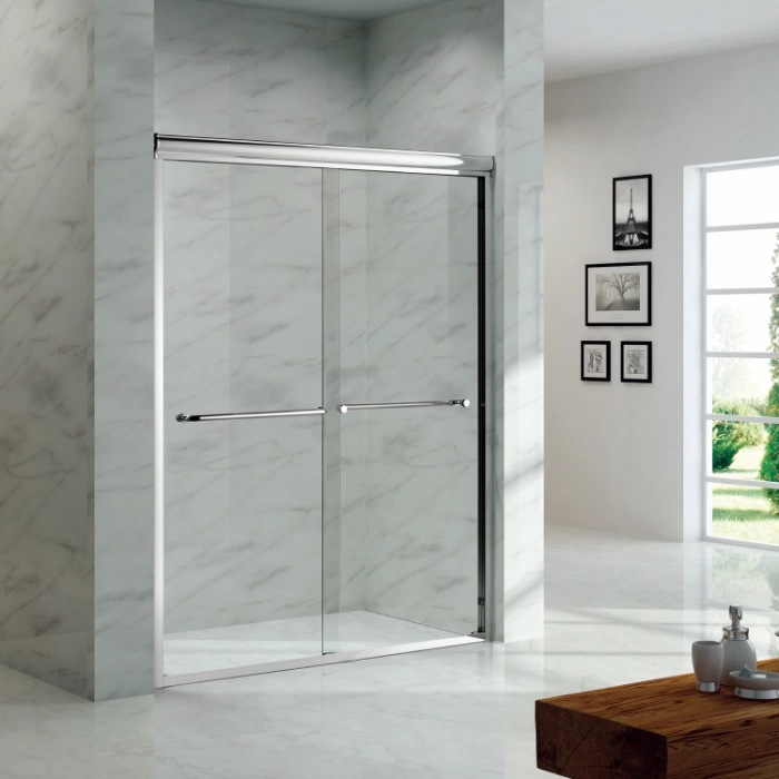 Tempered Glass Sliding Door Fashion Simple Shower Enclosure
