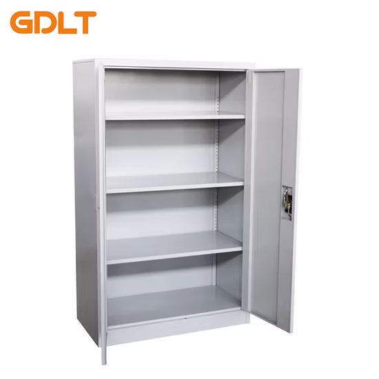 2 Swing Door 4 Shelves Storage Steel File Cabinet for Office Warehouse