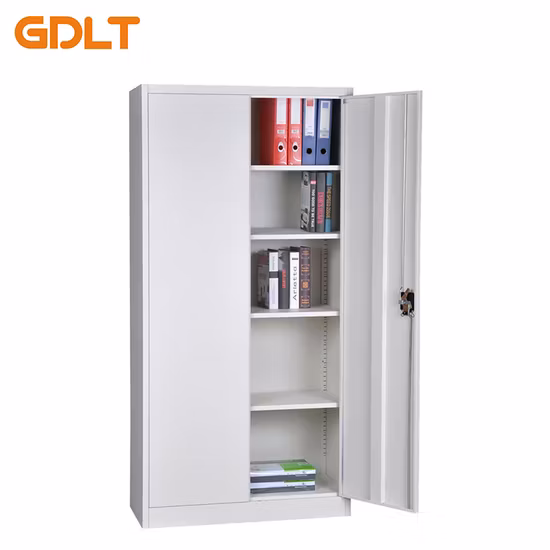 2 Swing Door 4 Shelves Storage Steel File Cabinet for Office Warehouse