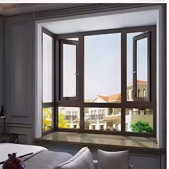 Windows and Doors Aluminium Material Price Superior Brand French Casement Window